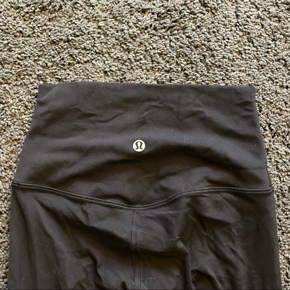 LULULEMON BLACK ALLIGN PANT II SIZE 2
